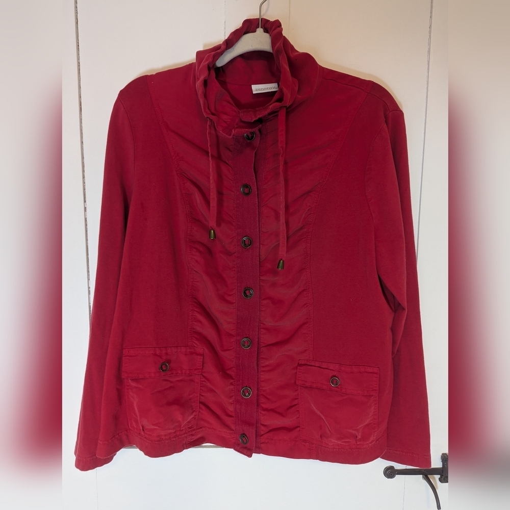♥️ Zenergy by Chico's size  2 medium Women's Red Jacket, light weather